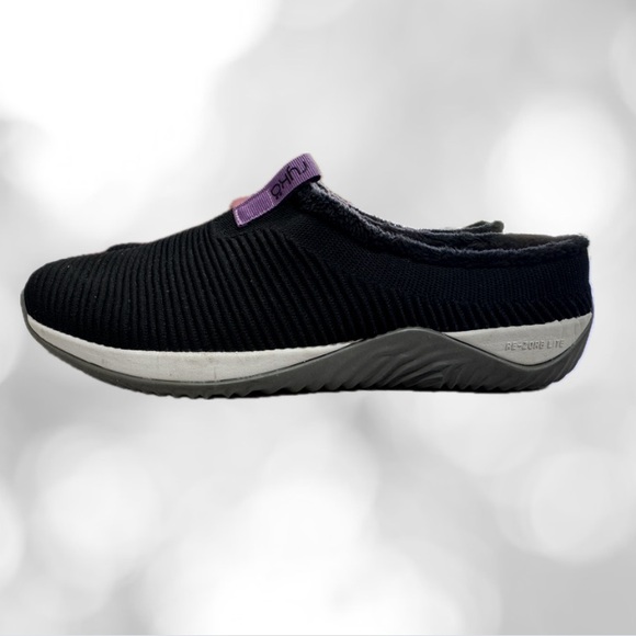 Women’s RYKA Echo Knit Slip on Sneakers, Black/Purple, Size 10M, EUC - Picture 2 of 7